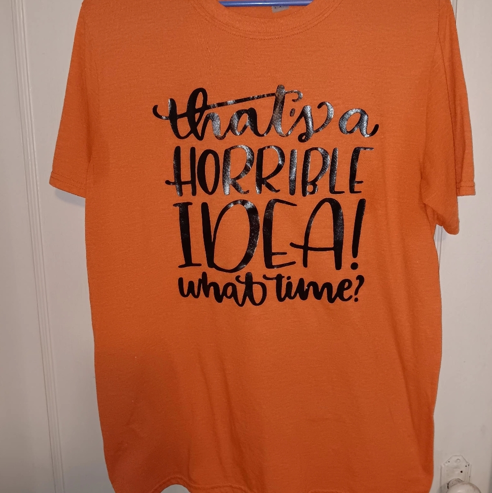 Orange Graphic T-Shirt